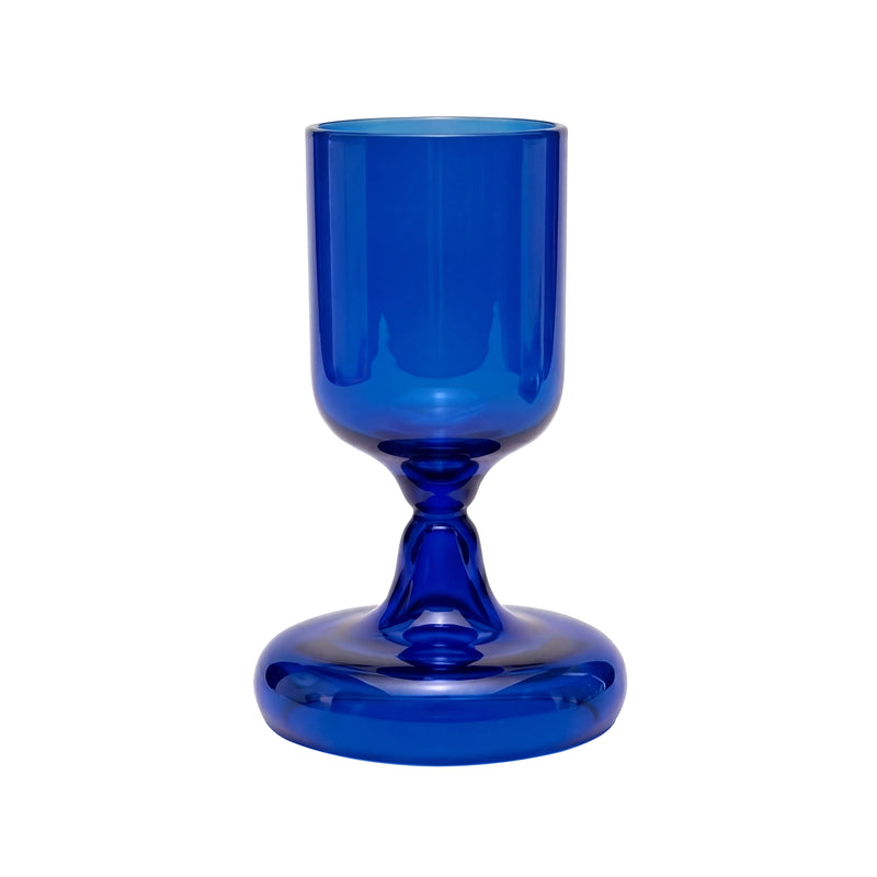 Gustaf Westman - Chunky Bierglas | cobalt blue