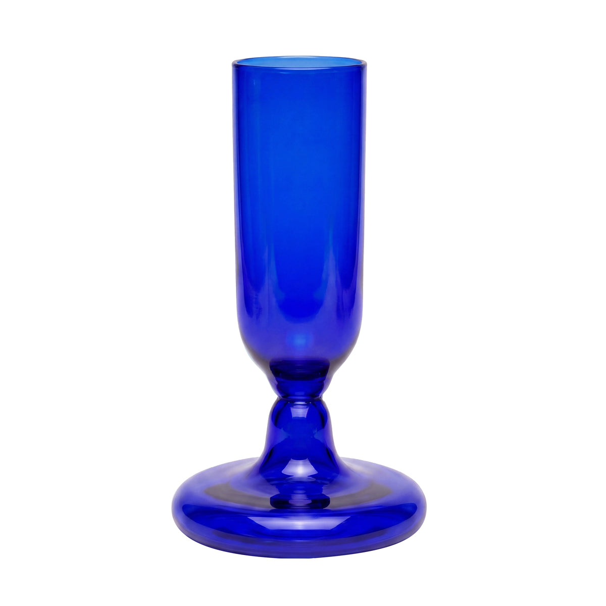 Gustaf Westman - Chunky Champagnerglas | cobalt blue