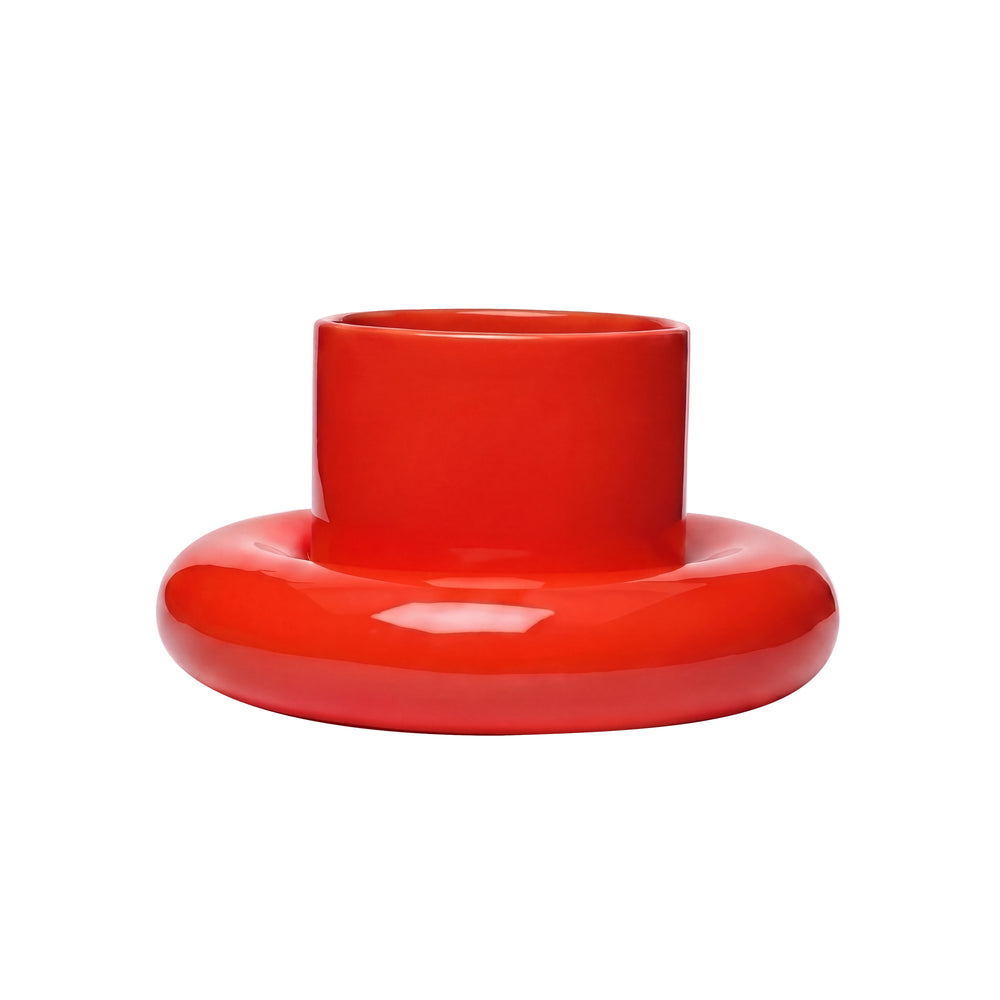 Gustaf Westman - Chunky Flower Pot | bright red