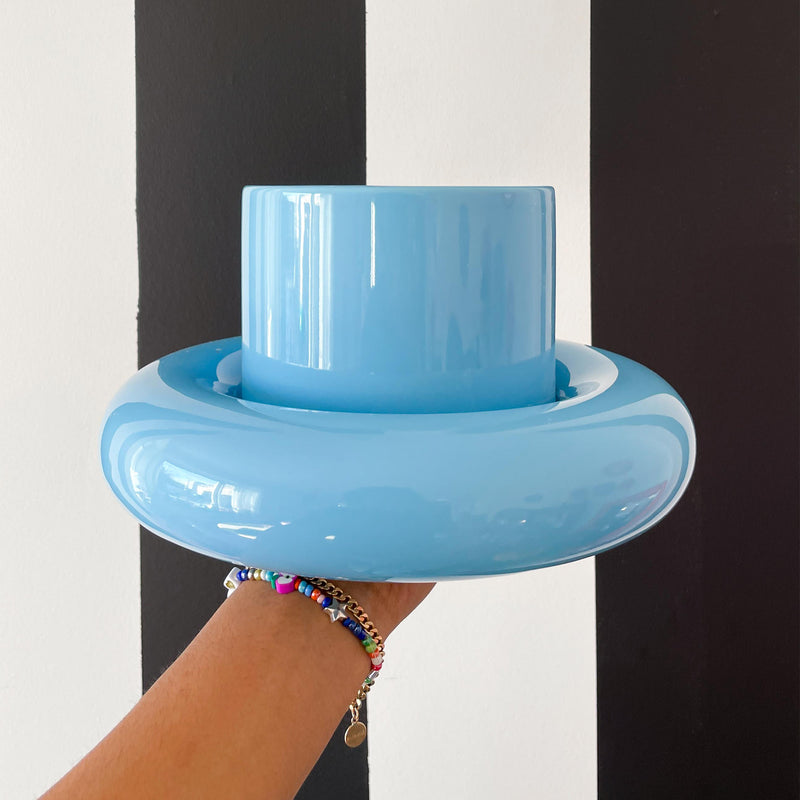 Gustaf Westman - Chunky Flower Pot | light blue