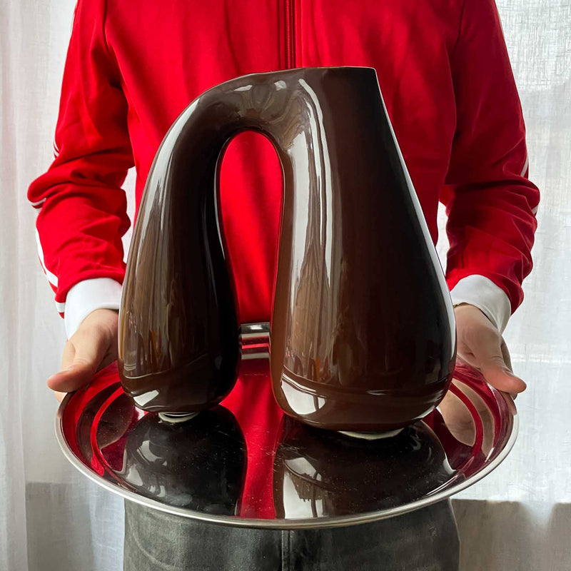 Gustaf Westman - Chunky Jug | dark brown