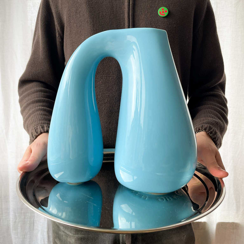 Gustaf Westman - Chunky Jug | light blue