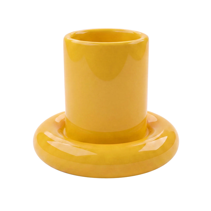Gustaf Westman - Chunky Kerzenhalte Pillar | L / yellow