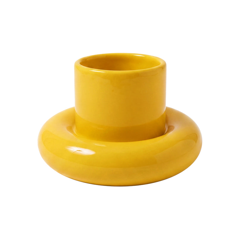 Gustaf Westman - Chunky Kerzenhalte Pillar | M / yellow