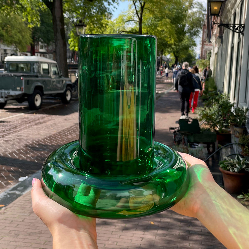 Gustaf Westman - Chunky Vase | transparent green