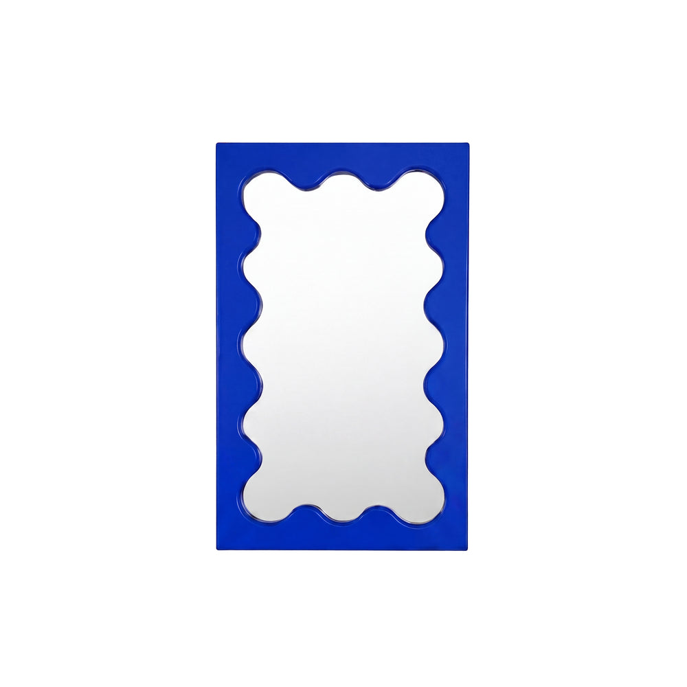 Gustaf Westman - Curvy Spiegel Micro | cobalt blue