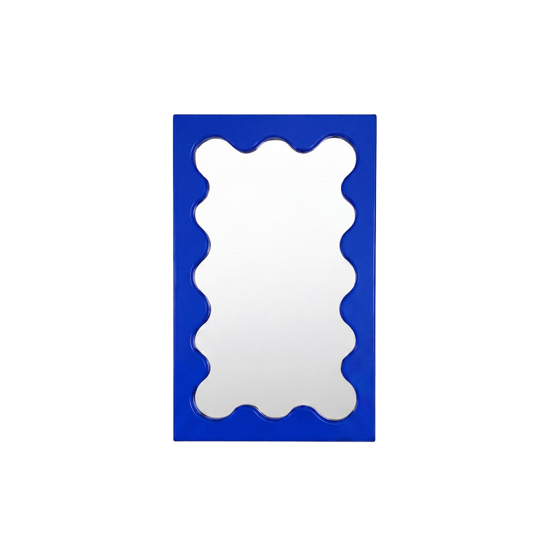Gustaf Westman - Curvy Spiegel Micro | cobalt blue