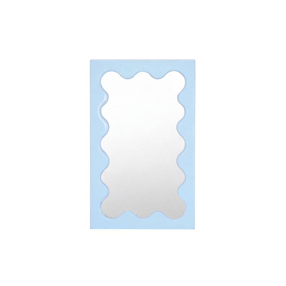 Gustaf Westman - Curvy Spiegel Micro | light blue