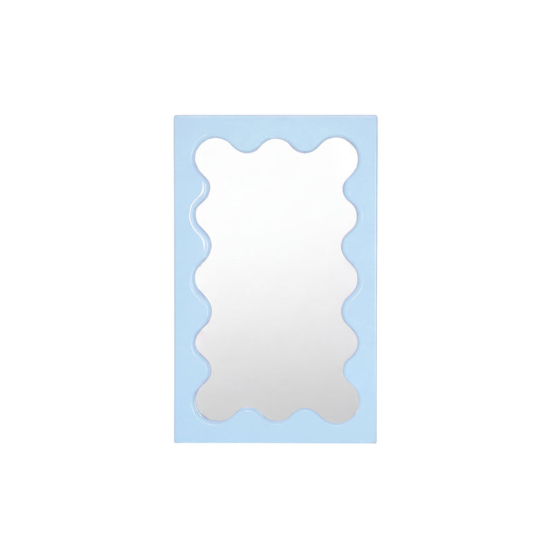 Gustaf Westman - Curvy Spiegel Micro | light blue