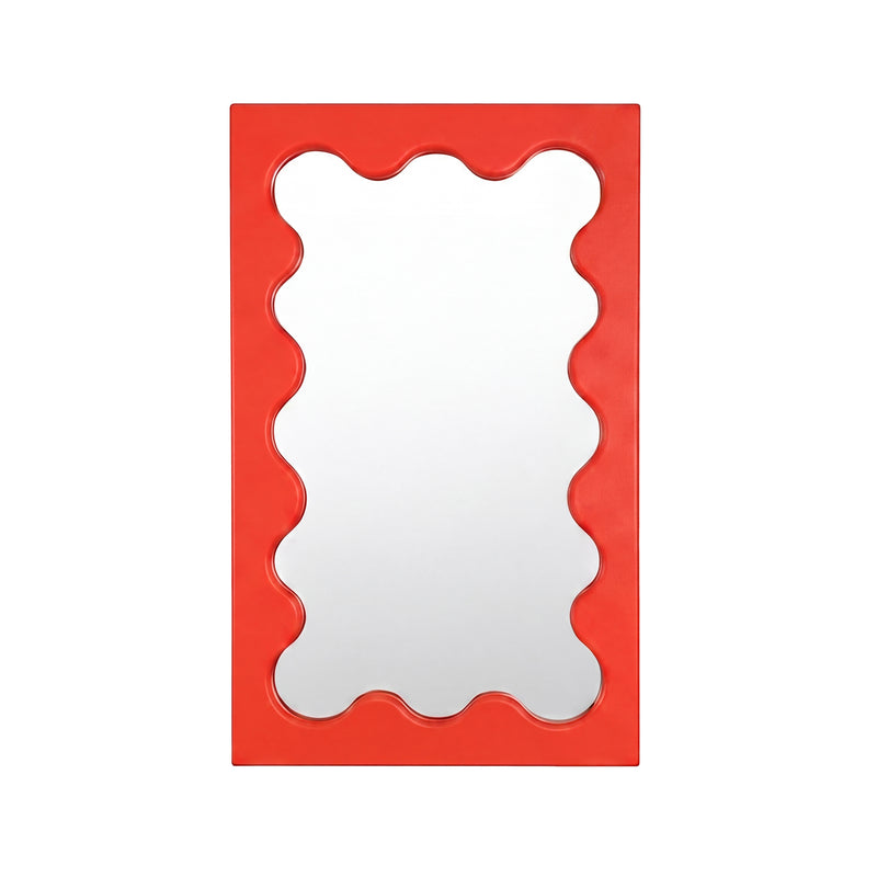 Gustaf Westman - Curvy Spiegel Mini | bright red