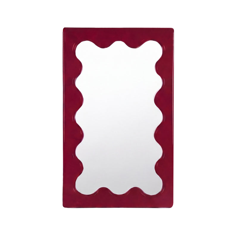 Gustaf Westman - Curvy Spiegel Mini | burgundy