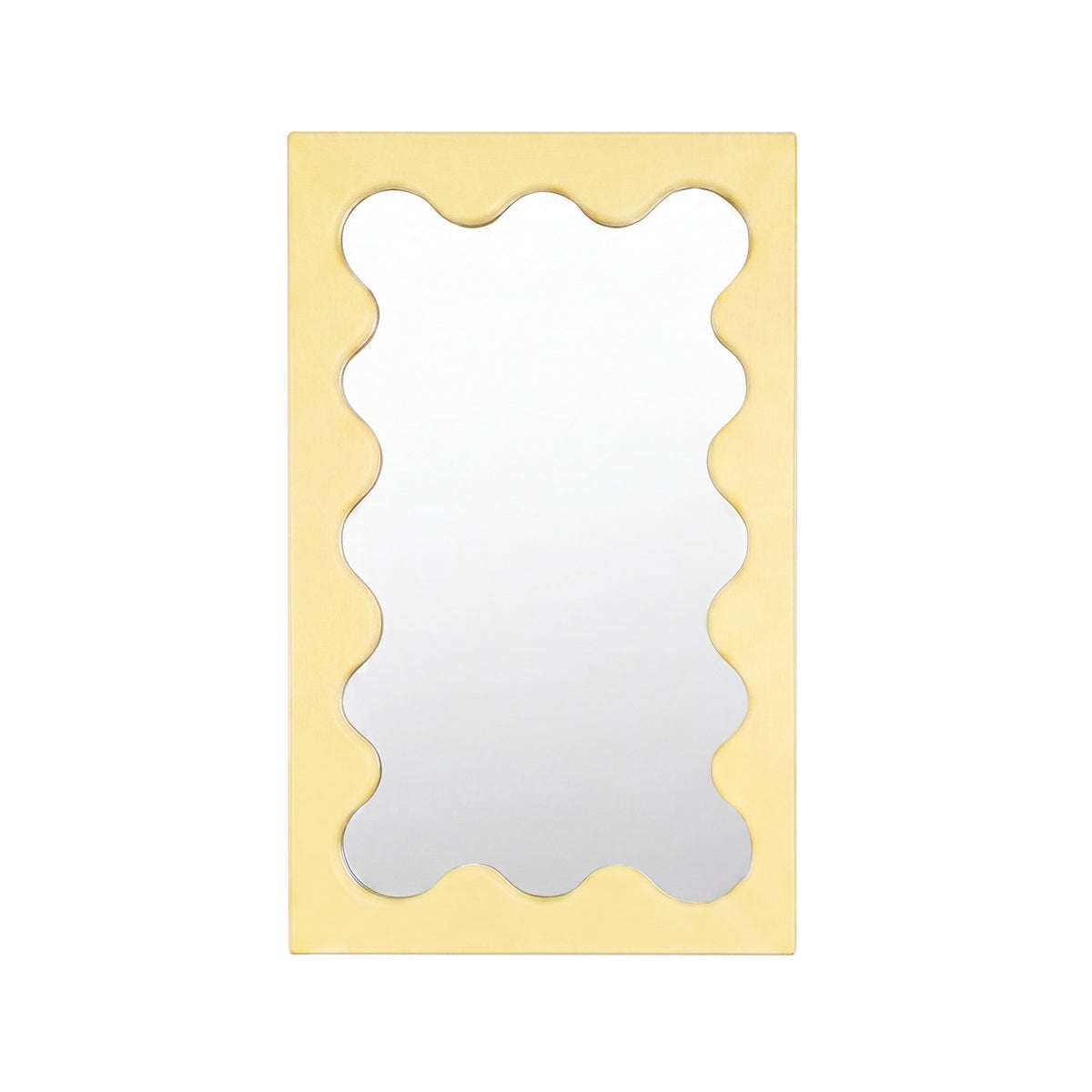 Gustaf Westman - Curvy Spiegel Mini | pale yellow