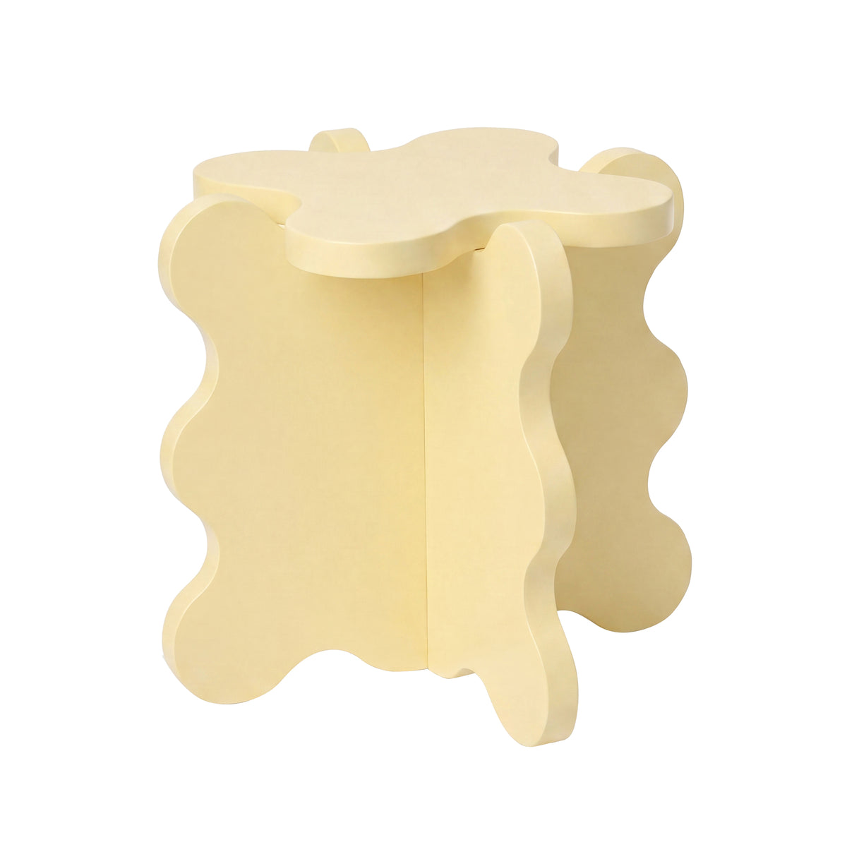 Gustaf Westman - Curvy Tisch Mini | pale yellow