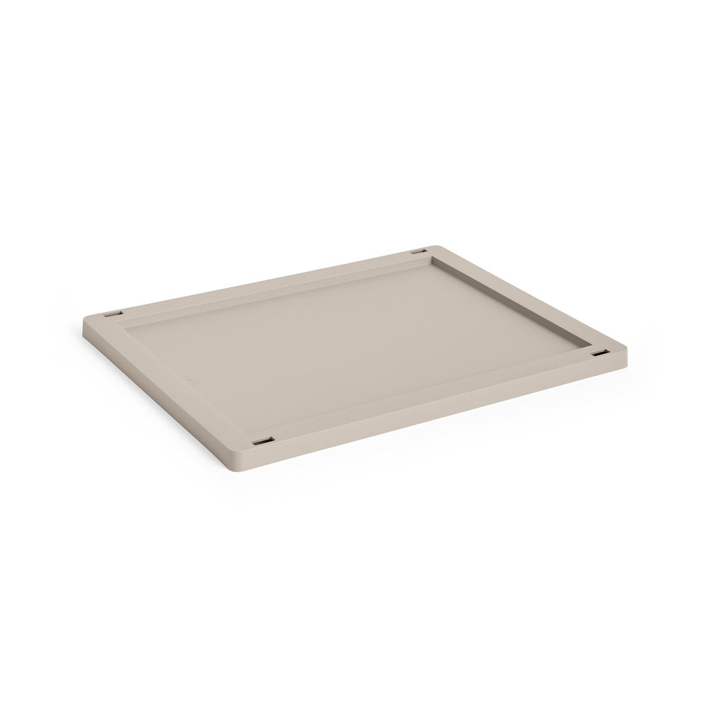 HAY - Kunststoffdeckel für Colour Crate | M / warm grey