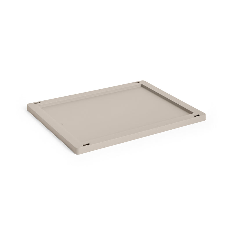 HAY - Kunststoffdeckel für Colour Crate | M / warm grey