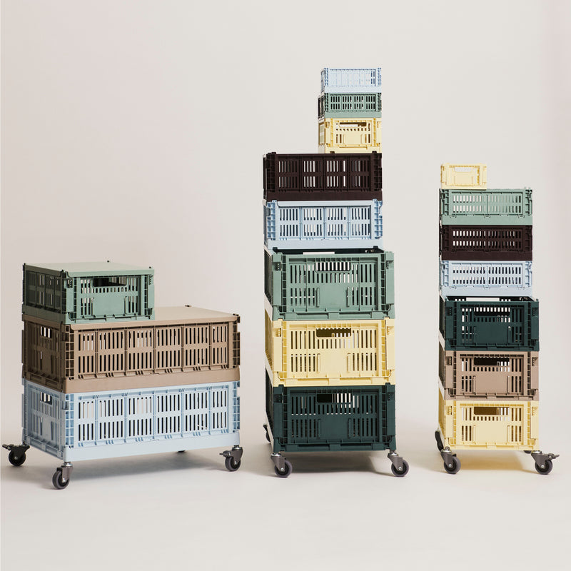 HAY - Colour Crate S Korb-Set recycled