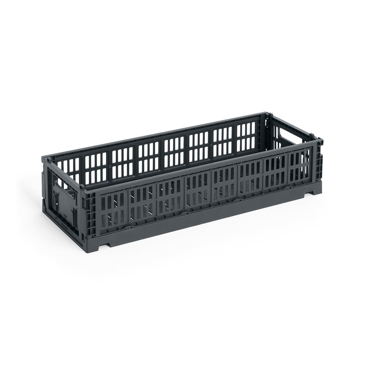 HAY - Colour Crate Korb Mini Oblong | charcoal