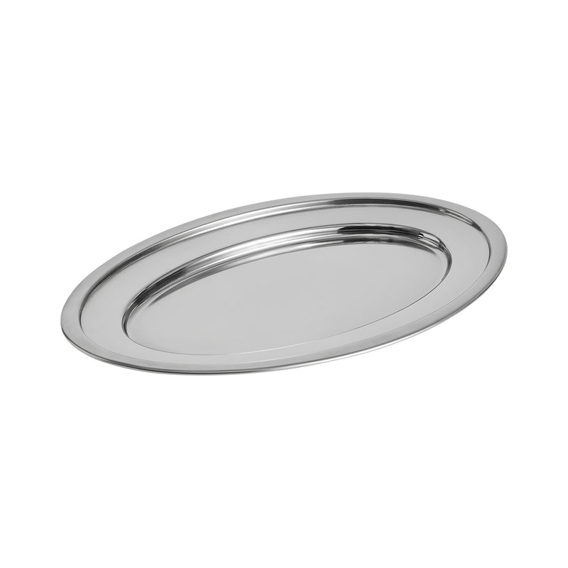 HAY - Essential Steel Servierplatte oval | Large