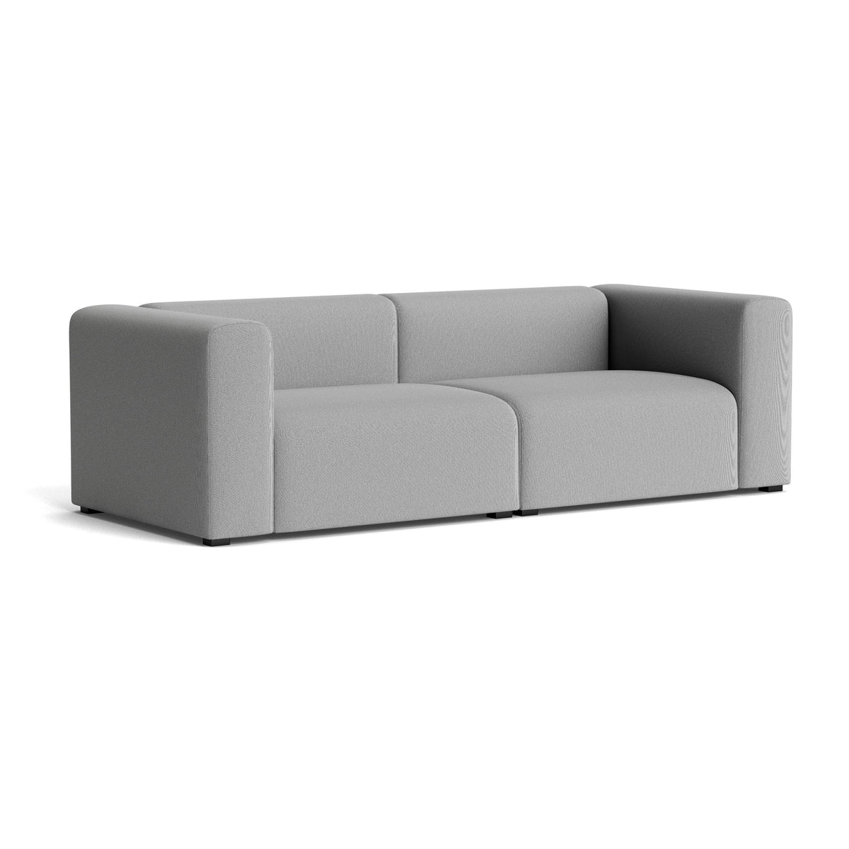 HAY - Mags Sofa 2,5-Sitzer | Steelcut Trio grau (133) / Armlehne beidseitig / Kombination 1