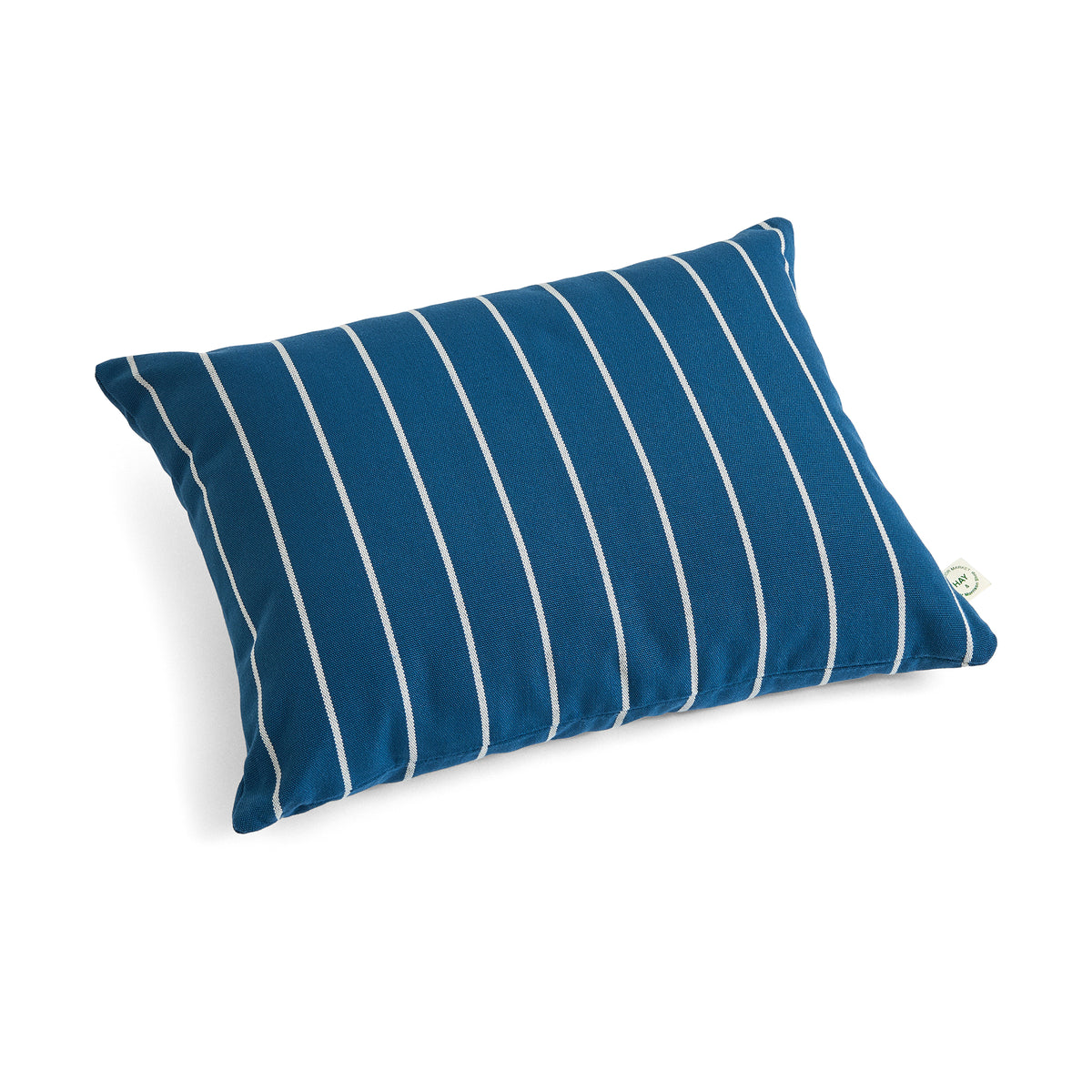 HAY - Outdoor Market Kissen | blue with beige stripe