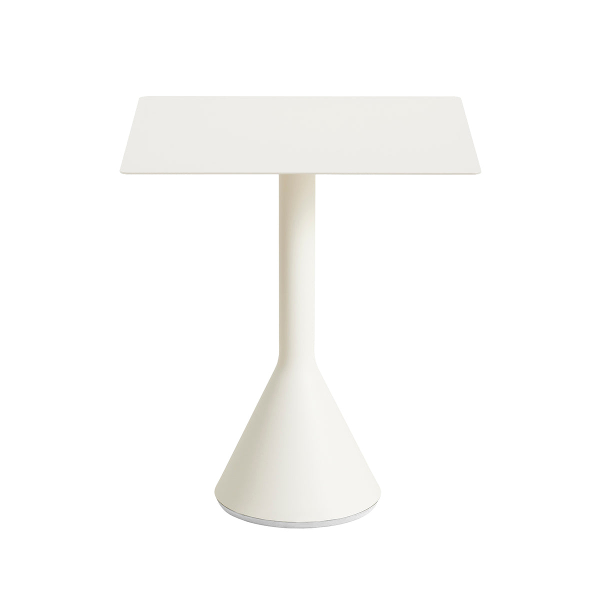 HAY - Palissade Cone Bistrotisch | 65 x 65 cm / cremeweiß