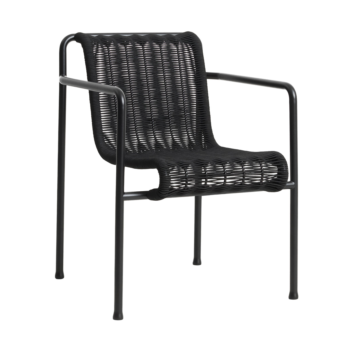 HAY - Palissade Cord Dining Armchair | anthrazit