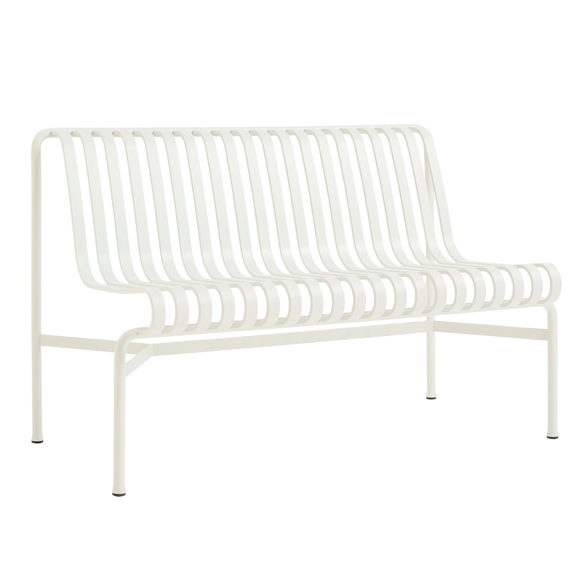 HAY - Palissade Dining Bench ohne Armlehnen | cremeweiß