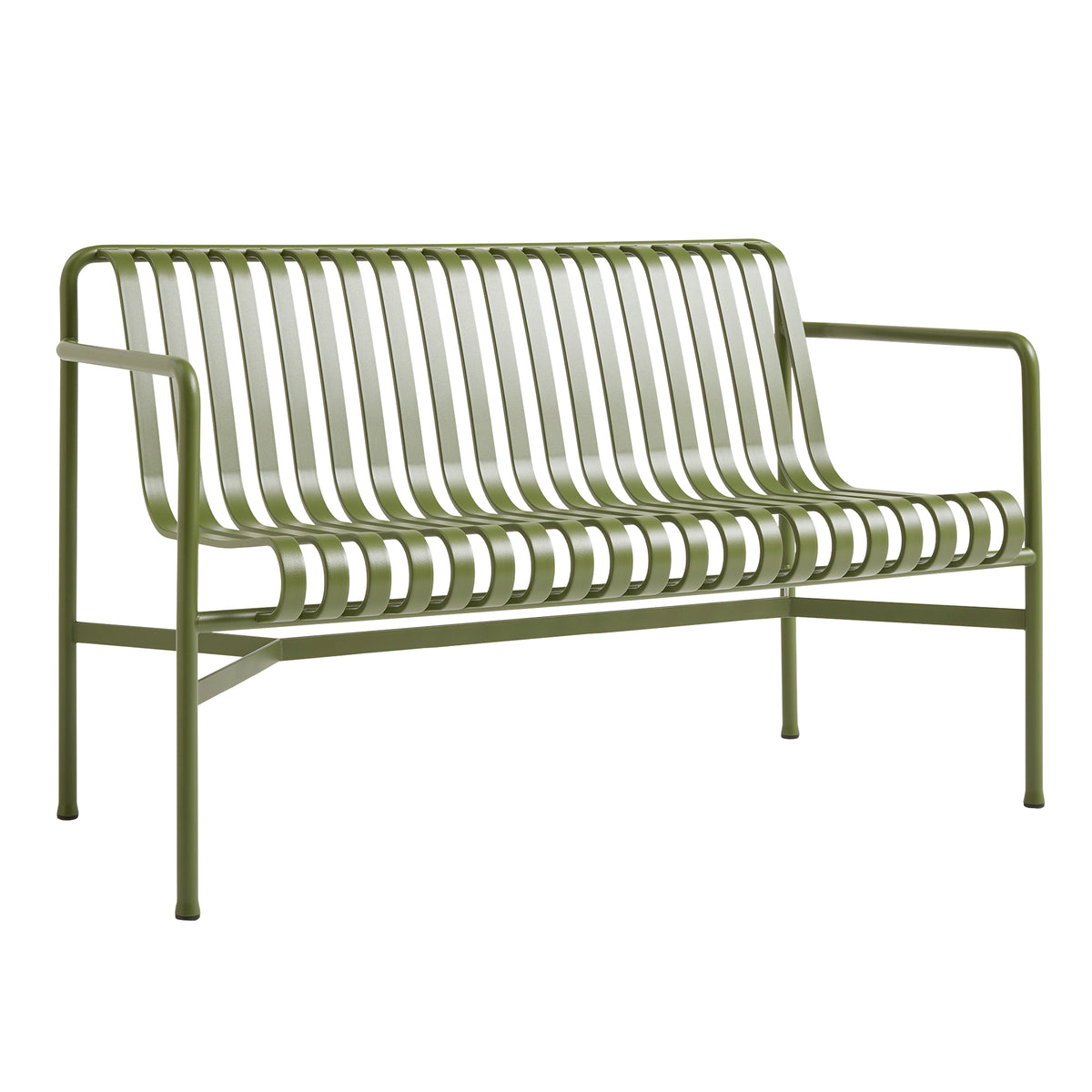 HAY - Palissade Dining Bench | olive