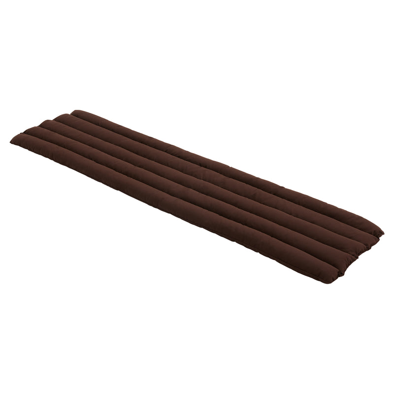 HAY - Palissade Soft Quilted Cushion für Chaise Longue | iron red