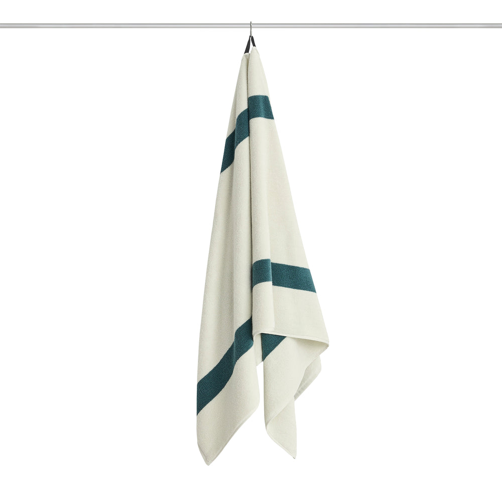 HAY - Stripe Badetuch | petrol blue