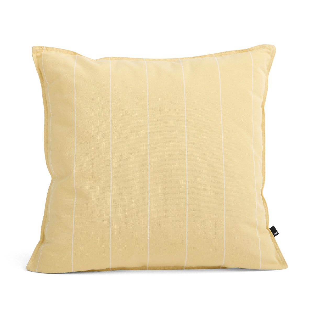 HAY - Terrazza Outdoor Kissen | 60 x 60 cm / yellow narrow stripe