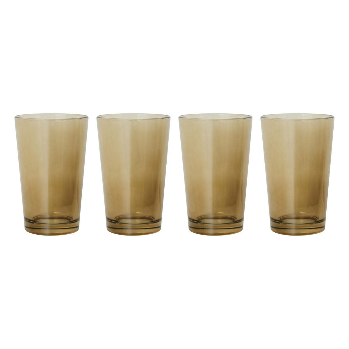 HKliving - 70's Glas Teebecher | mud brown