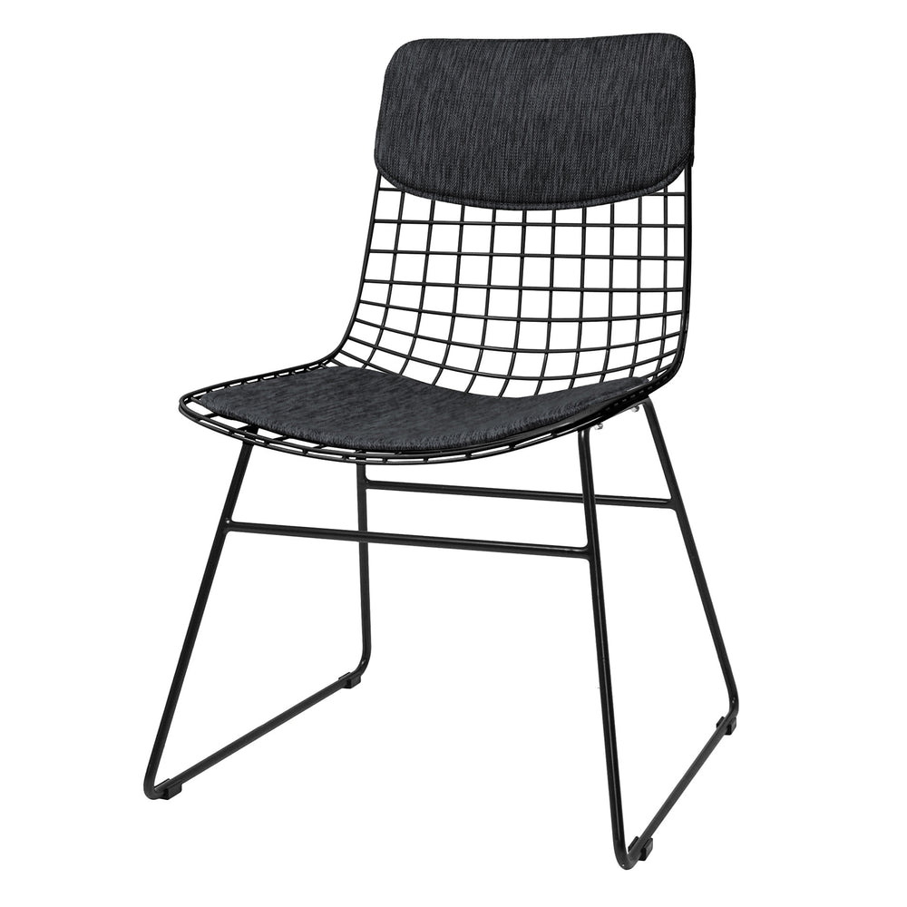 HKliving - Polster für Wire Chair | schwarz
