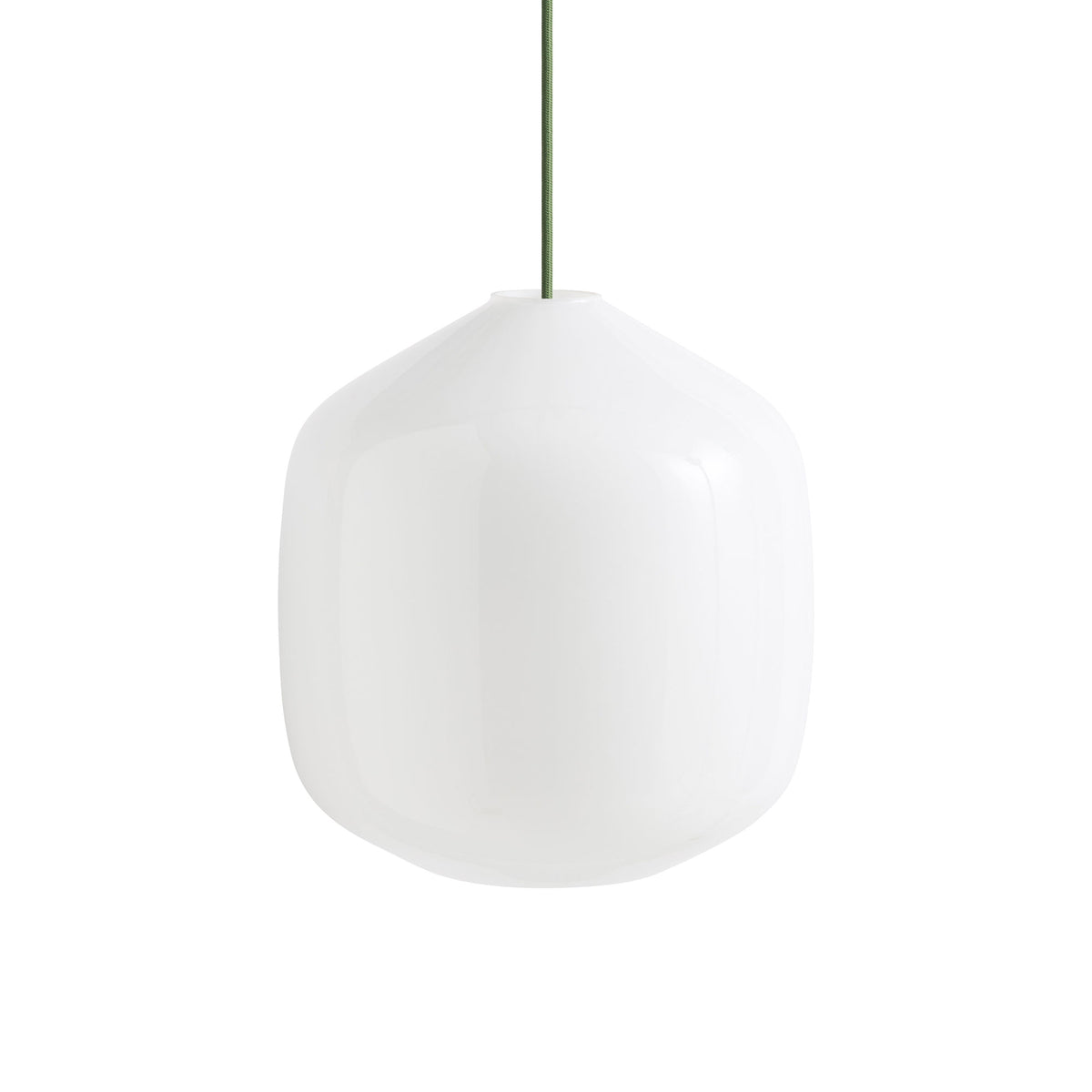HAY - Buoy Glass Pendelleuchte | Ø 30 cm / garden green