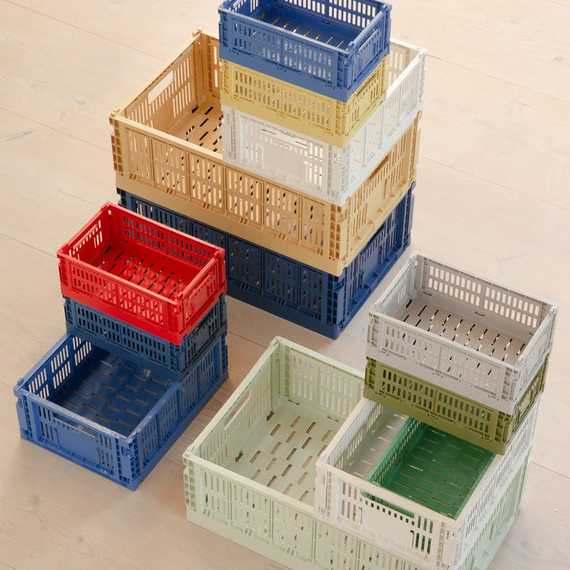 HAY - Colour Crate S Korb-Set recycled