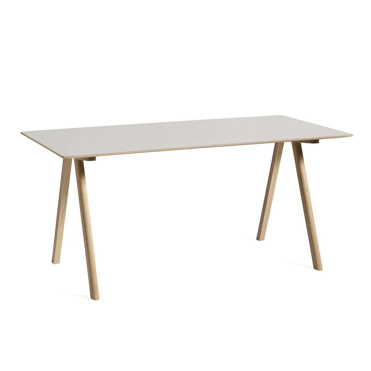 HAY - Copenhague CPH10 Tisch | off white / Eiche lackiert