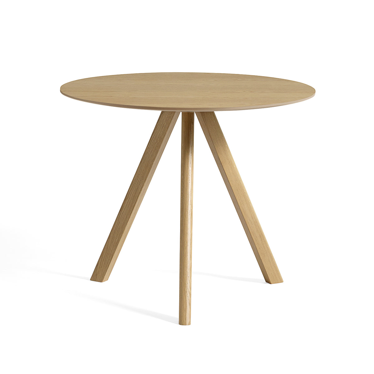 HAY - Copenhague CPH20 Bistrotisch  | Ø 90 cm / natur / Eiche lackiert