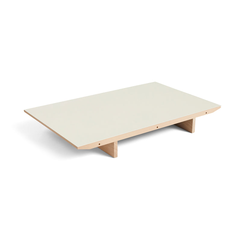 HAY - Einlegeplatte für CPH30 Esstisch (ausziehbar) | Eiche matt lackiert / Linoleum off white
