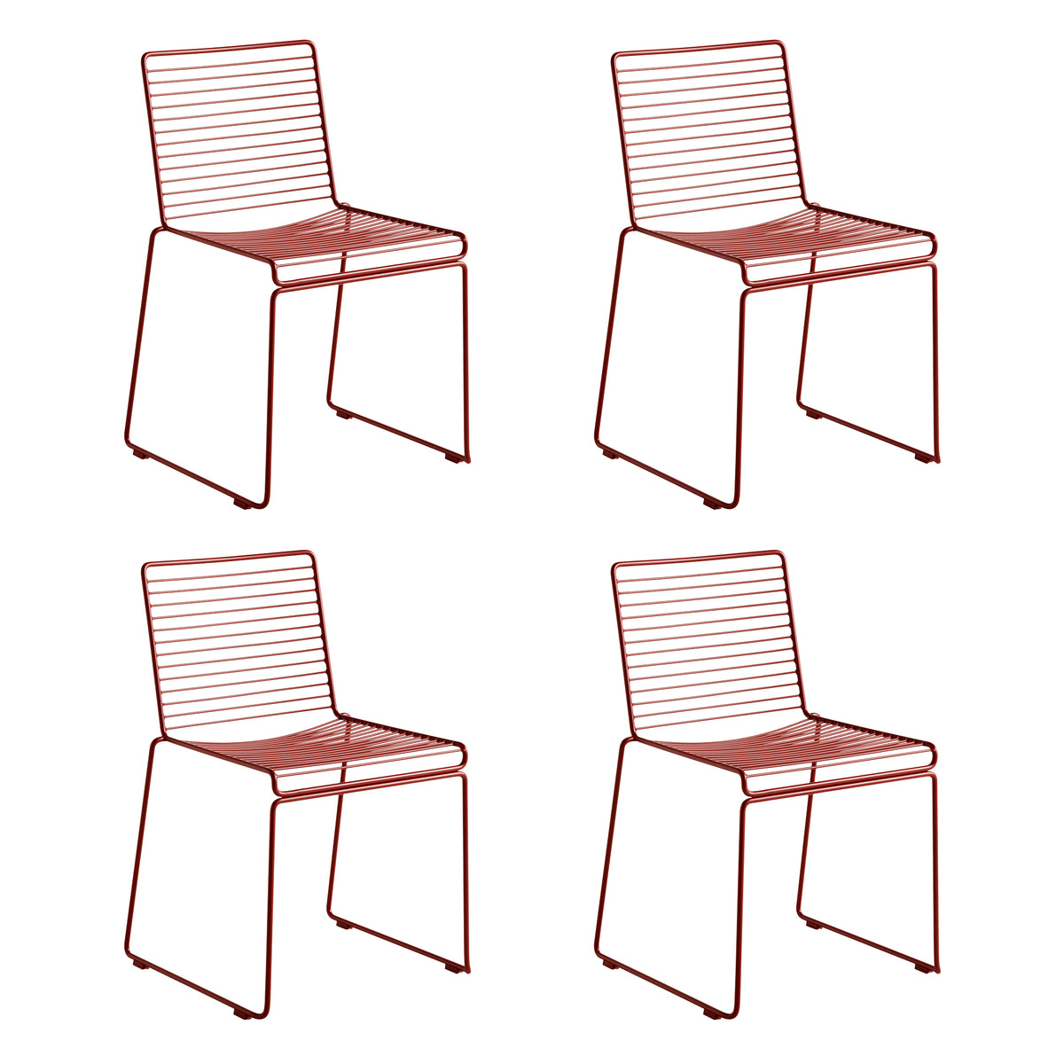 HAY - Hee Dining Chair (4er-Set) | rost