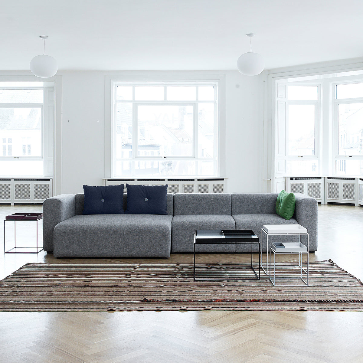 HAY - Mags Sofa Hallingdal Packstück | AA814-A516-AA25-01CO / Mags Narrow Module 1063,  Hallingdal 130