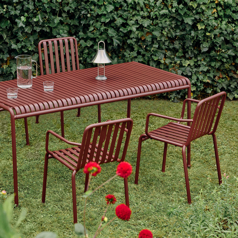 HAY - Palissade Tisch 170 x 90 cm + 4x Chair