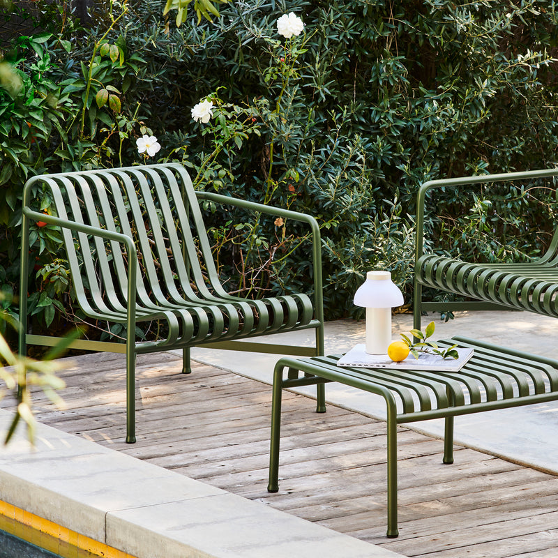HAY - Palissade Lounge Chair Low + Ottoman