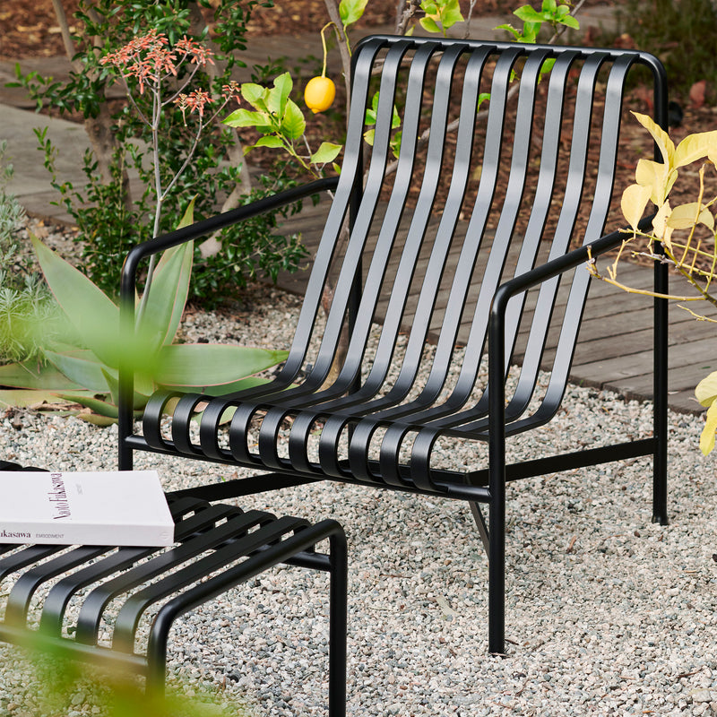 HAY - Palissade Lounge Chair High Set | anthrazit