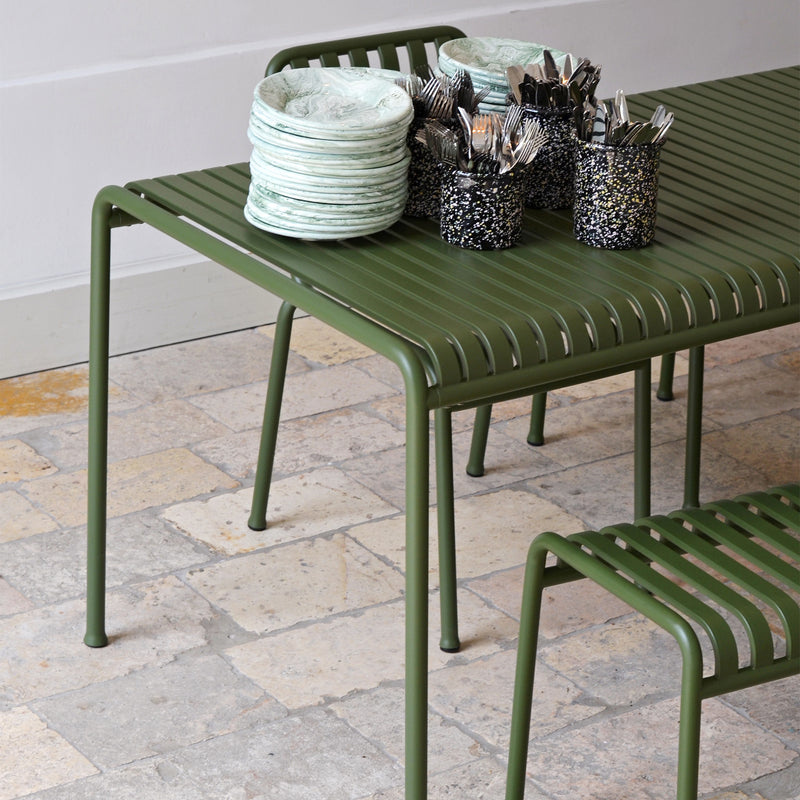 HAY - Palissade Tisch + 4x Dining Armchair
