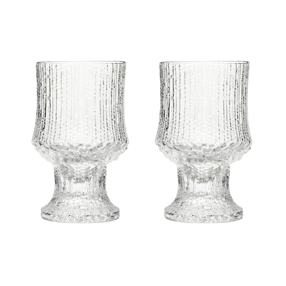Iittala - Ultima Thule Trinkgläser | 2er-Set / Rotweinglas mit Fuß 23 cl