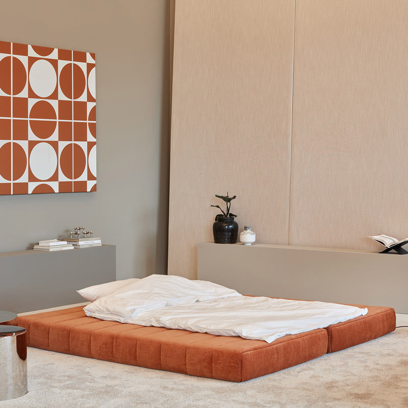 Innovation Living - Cozypad Schlafsofa, 2 gerade Rückenkissen