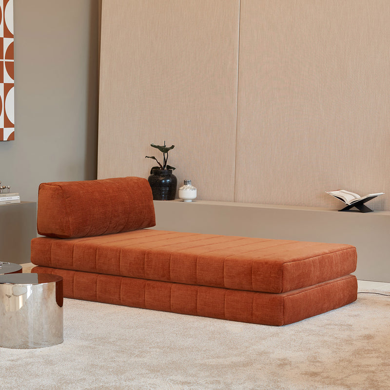 Innovation Living - Cozypad Schlafsofa, 2 gerade Rückenkissen
