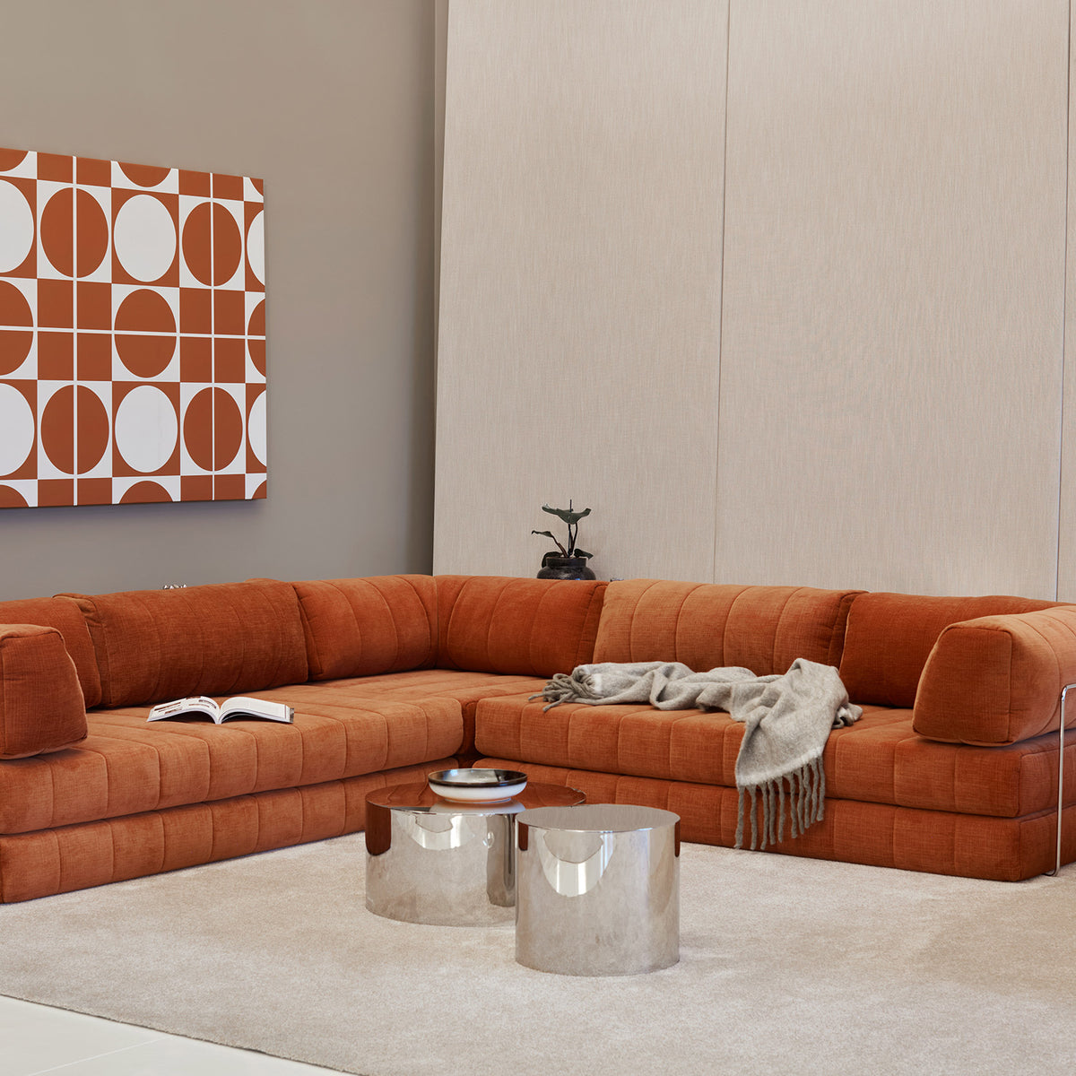 Innovation Living - Cozypad Schlafsofa &amp; Pouf mit Rückenpolster / Armlehne | 