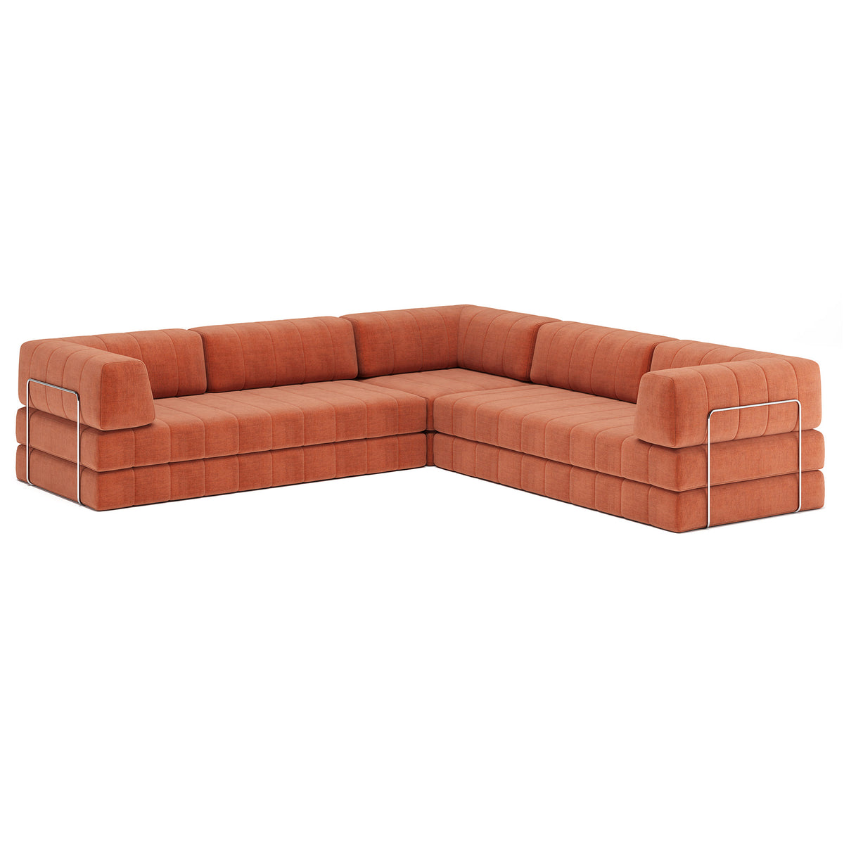 Innovation Living - Cozypad Schlafsofa &amp; Pouf mit Rückenpolster / Armlehne | 