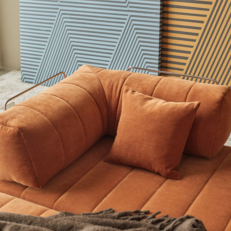 Innovation Living - Cozypad Schlafsofa &amp; Pouf mit Rückenpolster / Armlehne